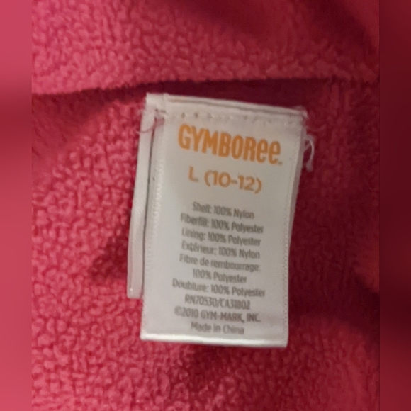 Gymboree Kids Pink Puffer Jacket- 10-12 - Picture 4 of 4